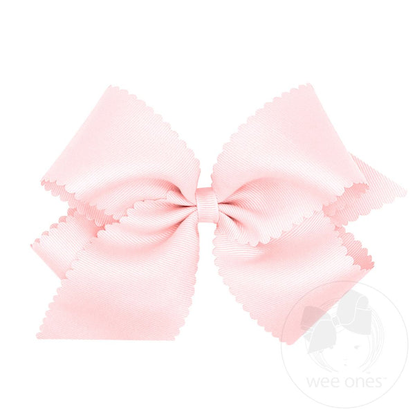 Wee Ones Scalloped Edge Bows