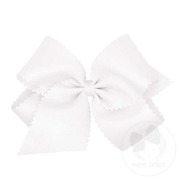 Wee Ones Scalloped Edge Bows
