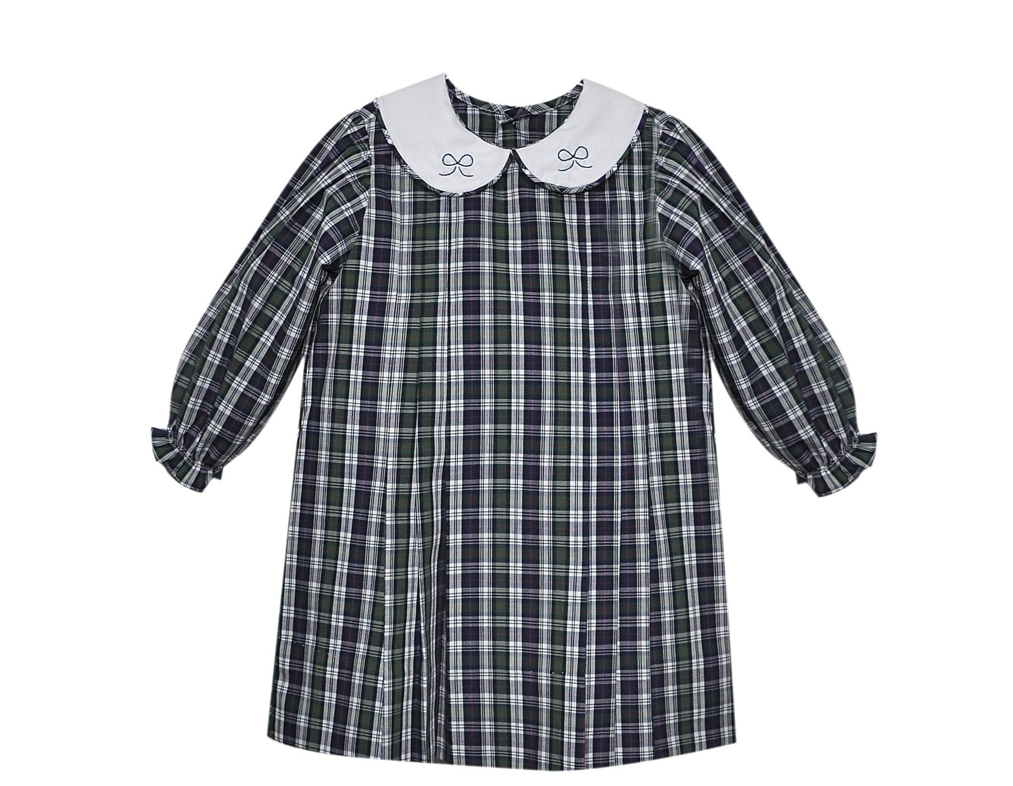 Cayden Bow Plaid Dress
