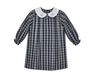 Cayden Bow Plaid Dress