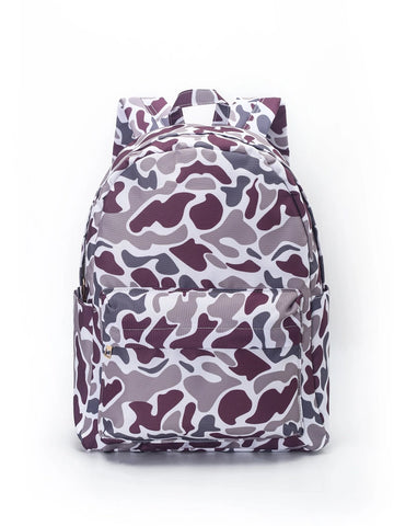Camouflage Canvas Backpack