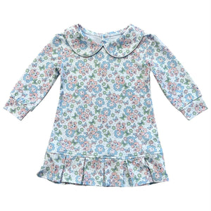 Floral Butterfly Pleated Dress