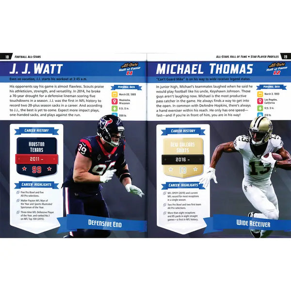 Football All-Stars Book
