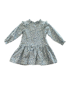 Navy Floral Vine Dress