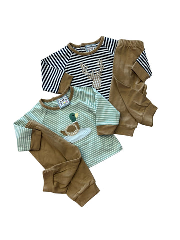 Boy's Applique Jogger Set