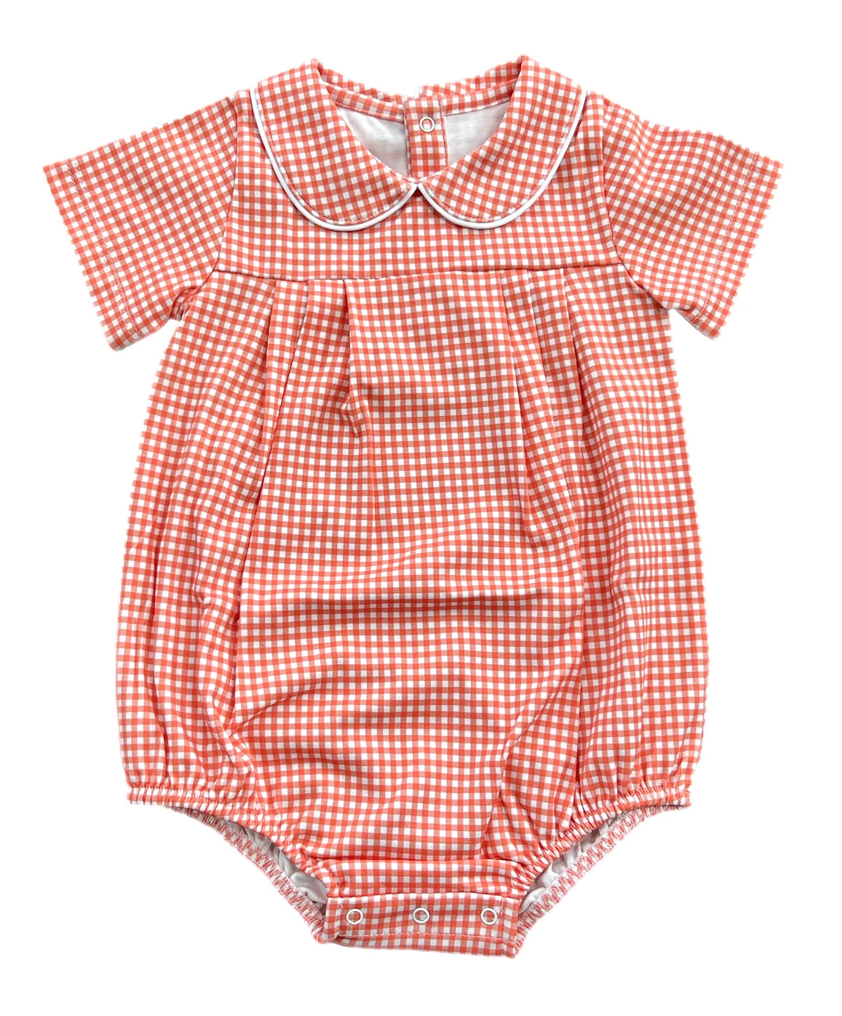 Orange Gingham Finn Bubble