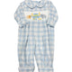 Noah's Ark Smocked Collared Romper