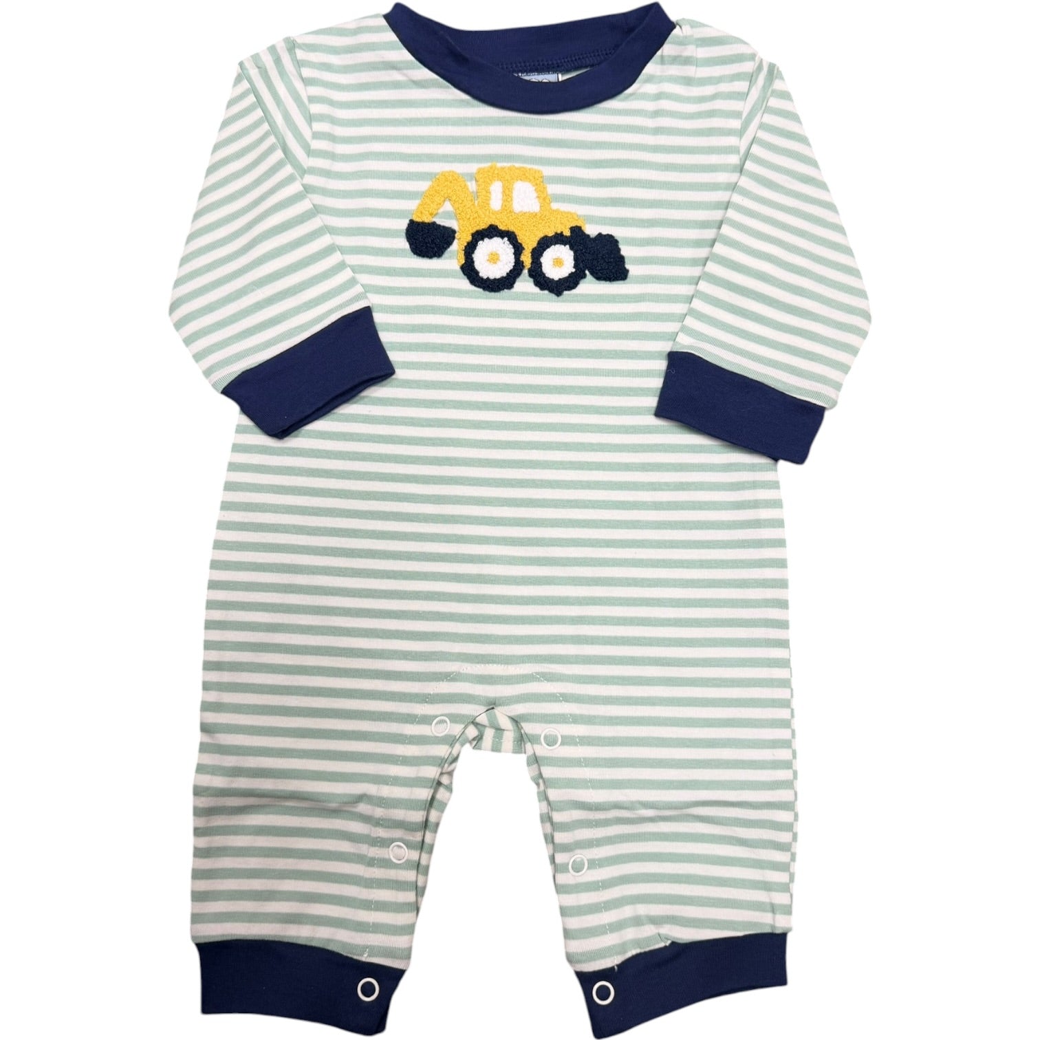Backhoe Applique Romper