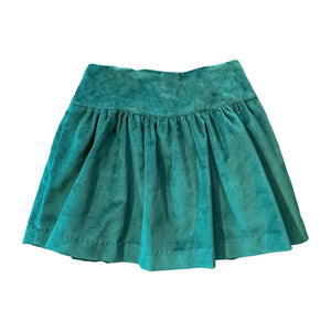 Hazel Hunter Green Velvet Skirt