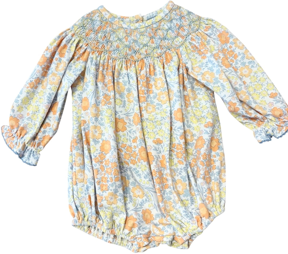 Autumn Breeze Smocked Bubble