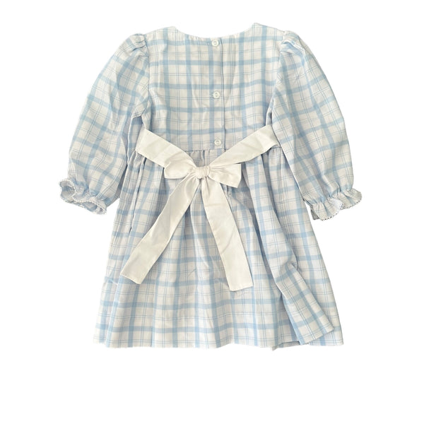 Light Blue Plaid Hannah Dress