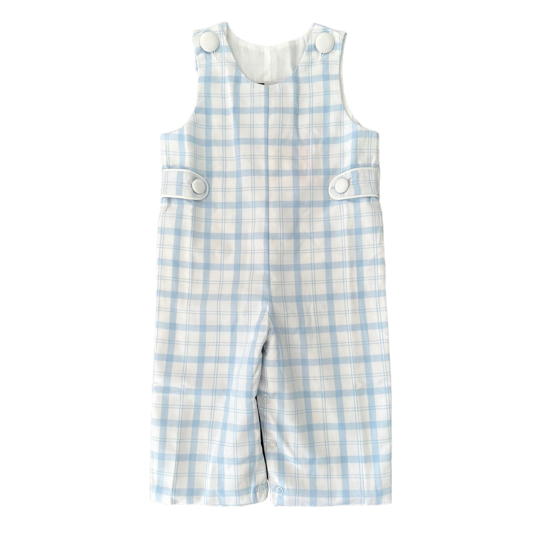 Light Blue Plaid Longall