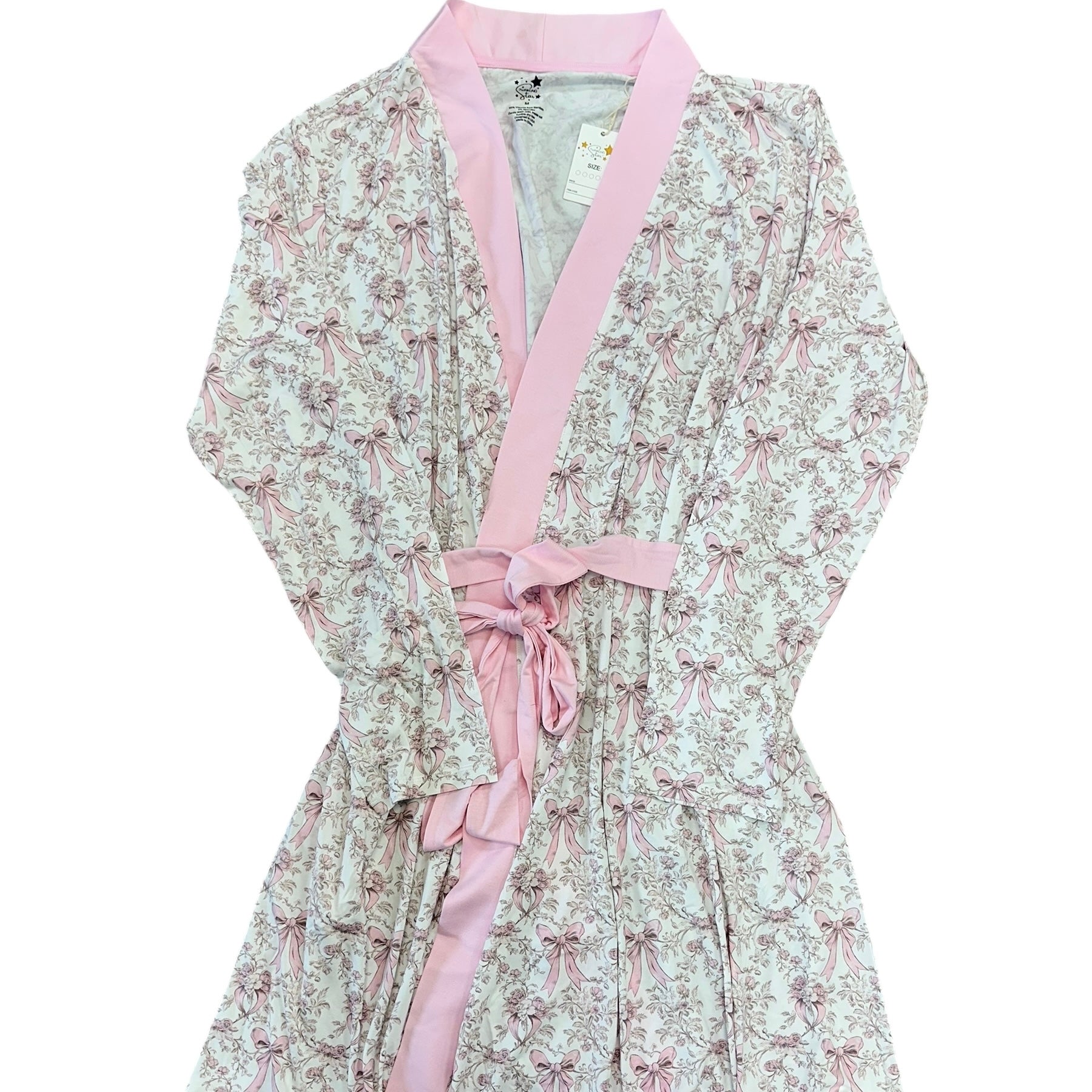 Blooming Bow Bamboo Mom Robe