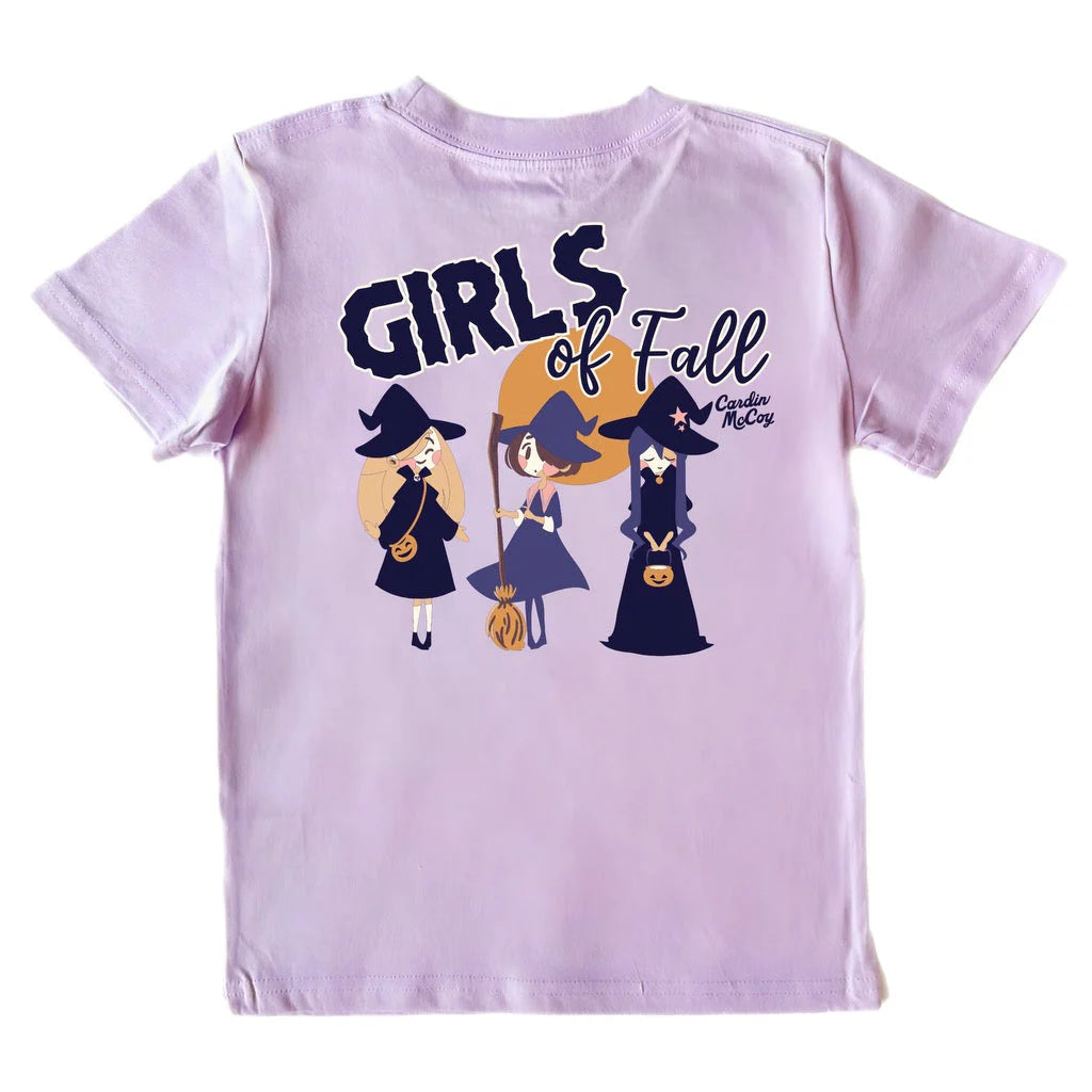 Girls Of Fall Short Sleeve Tee