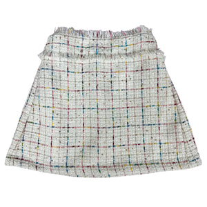 BE Multi Color Tweed Skirt