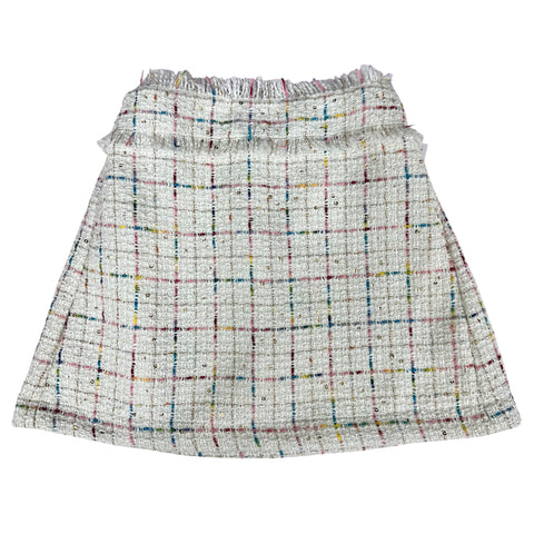 BE Multi Color Tweed Skirt