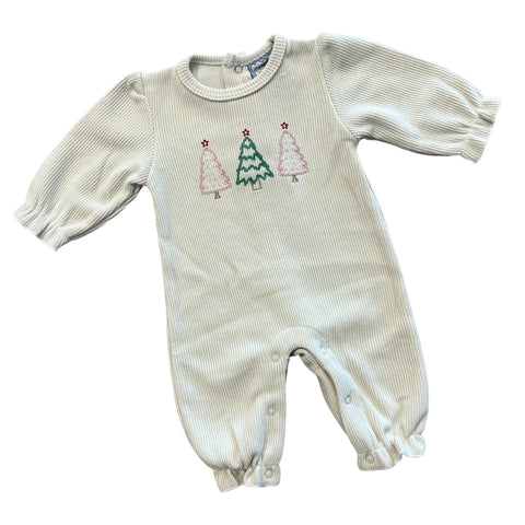 O' Christmas Tree Girl Romper