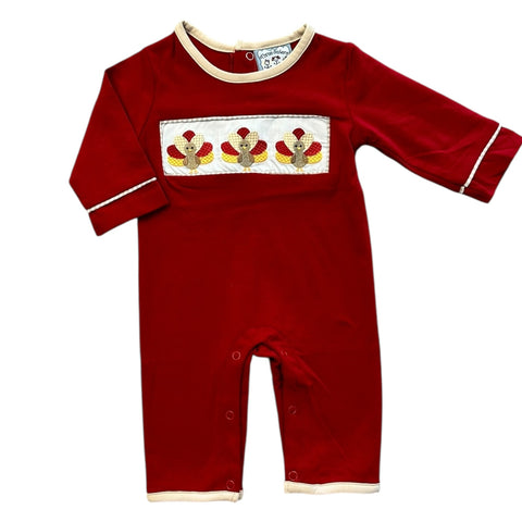 Turkey Trot Boys Romper