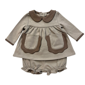 Reese Mocha Bloomer Set