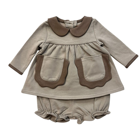 Reese Mocha Bloomer Set