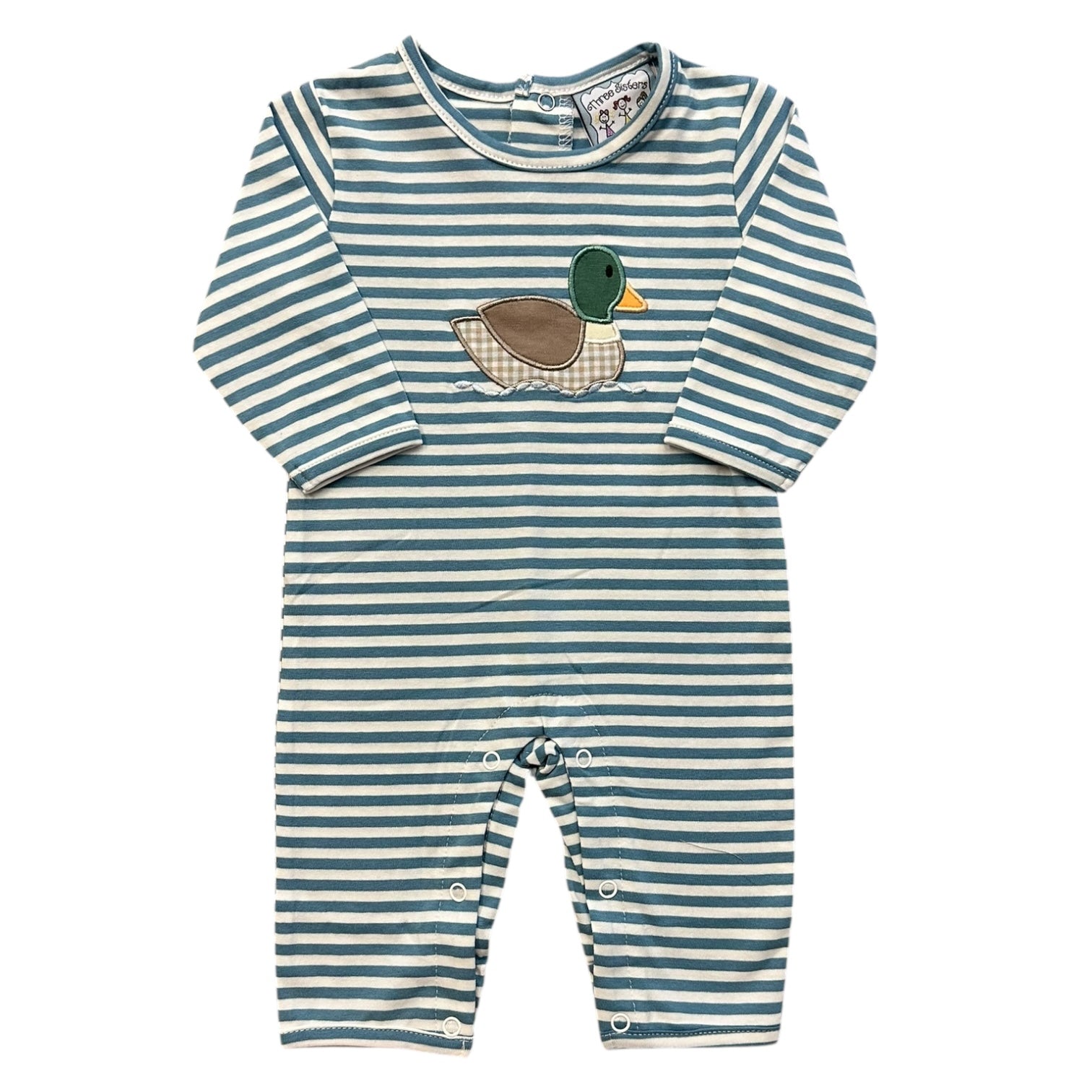 Duck Applique Boy Romper