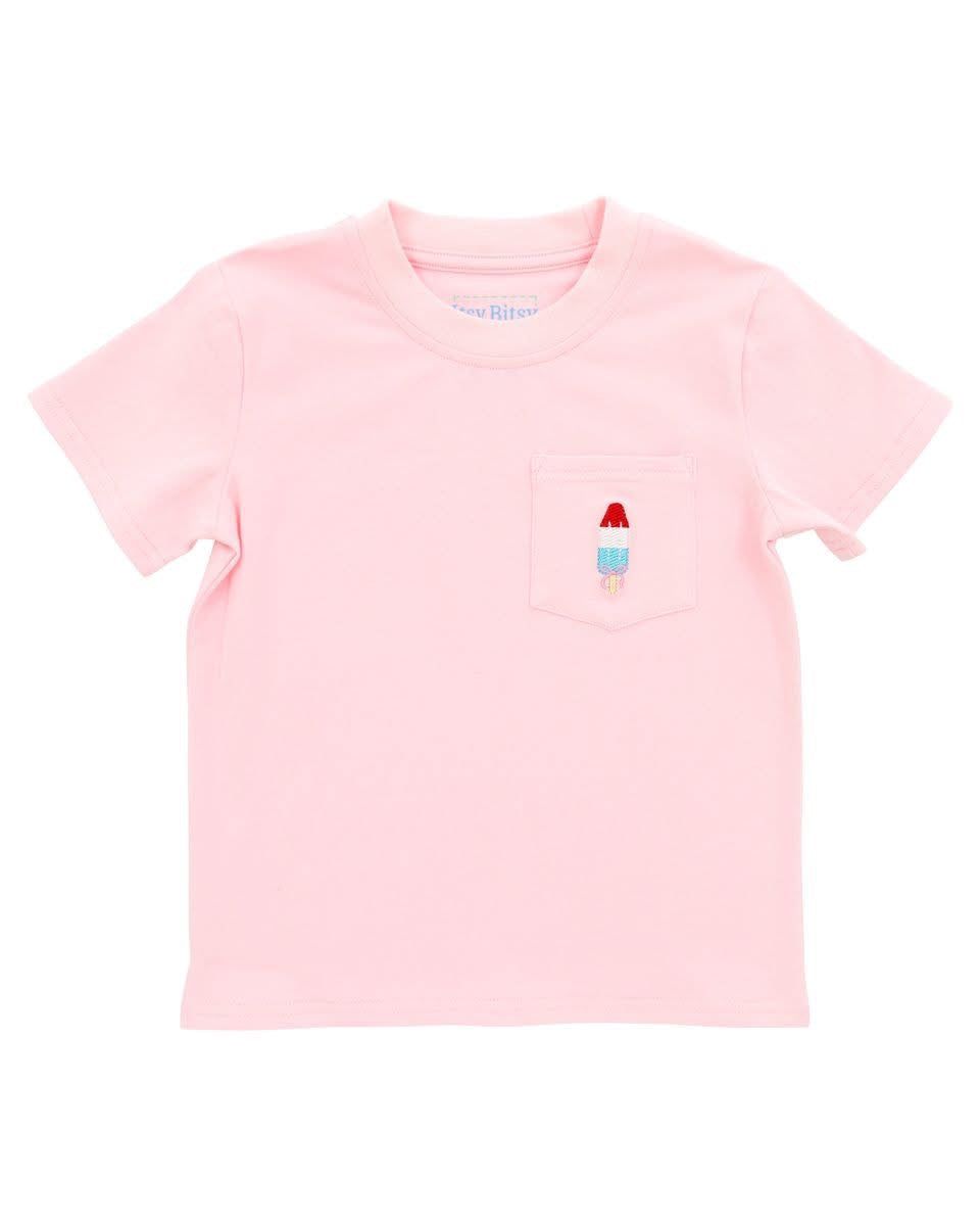 Pink Bomb Pop Pocket Tee