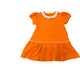 Orange/White Game Day Knit Dress