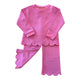 Pink Scottie Scalloped Set