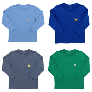 Itsy Bitsy Boys Pocket LS Tee