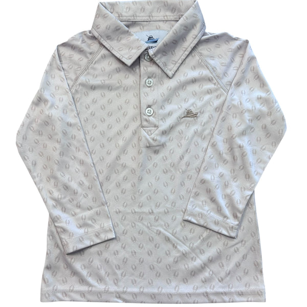 SB LS Performance Printed Polo