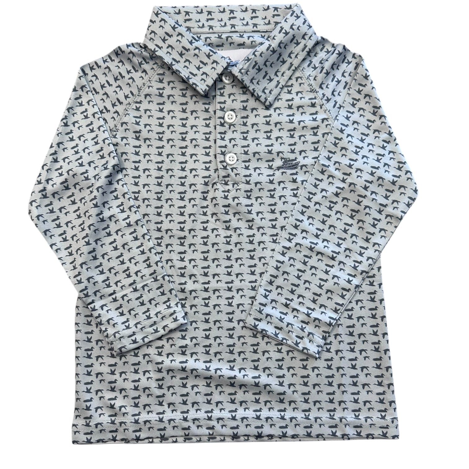 SB LS Performance Printed Polo