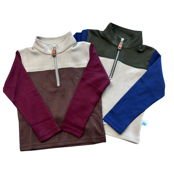 SB Colorblock 1/4 Zip Pullover