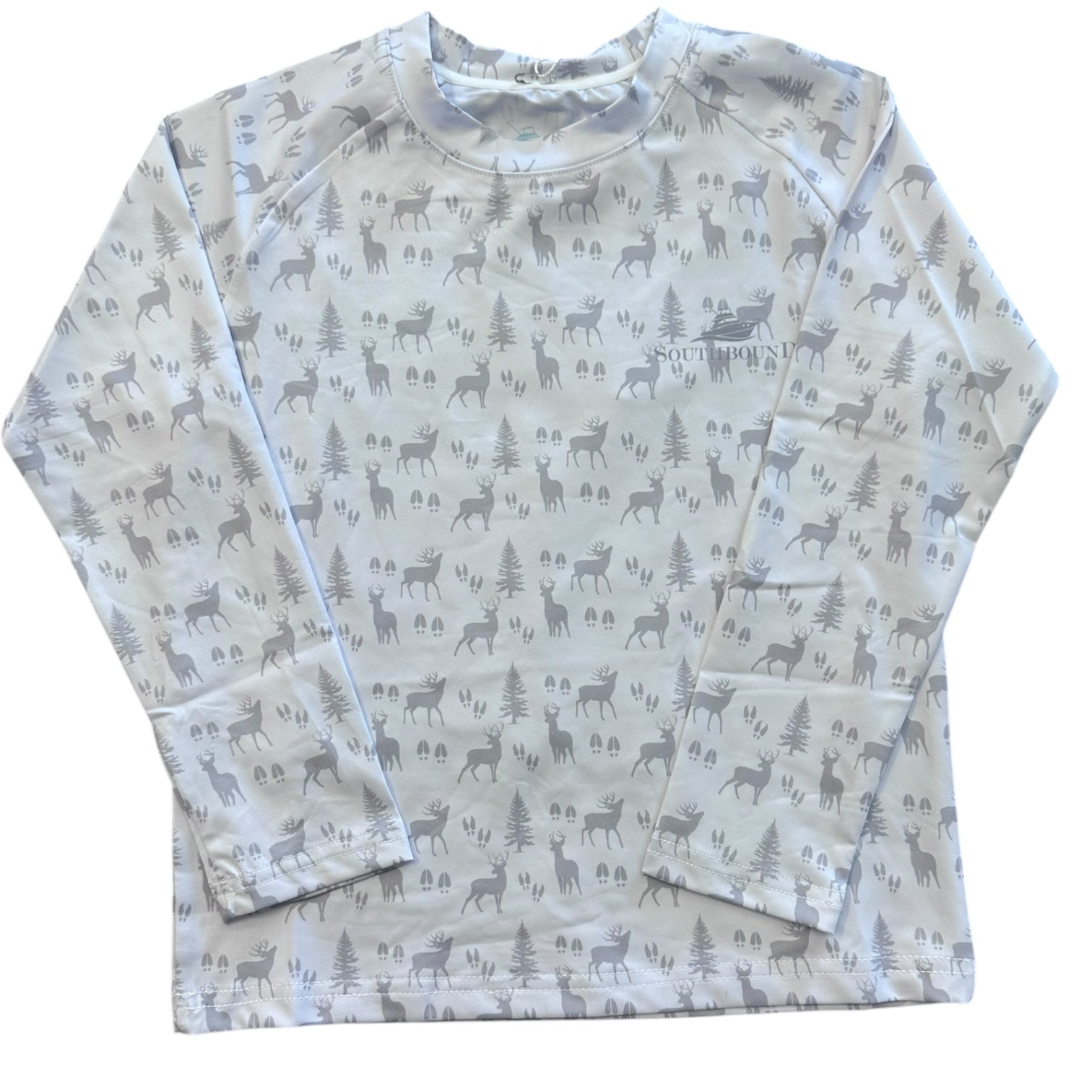 SB Performance Printed Gray Deer Tee