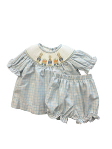 Peter Rabbit Smocked Bloomer Set