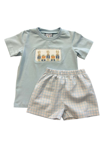 Peter Rabbit Smocked Short Set