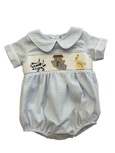 Noah's Ark Smocked Bubble