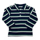 Navy & Green Striped Emmett Polo