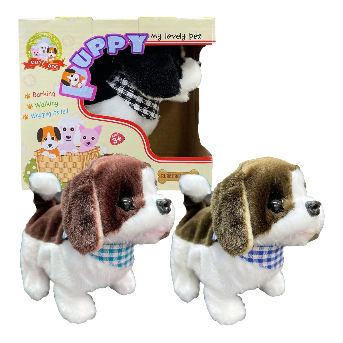 Barking Walking Puppy in Box