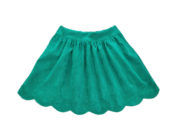 Sophie Scalloped Cord Skirt