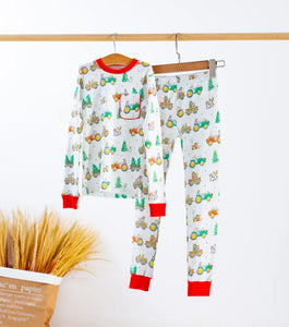 Moo-y Christmas Organic Cotton Pajamas