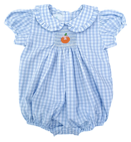 Pumpkin Smocked Margaret Bubble