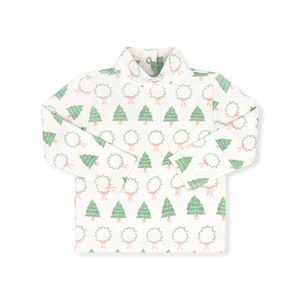 Oh Christmas Tree Pink Tiny Tot Turtleneck