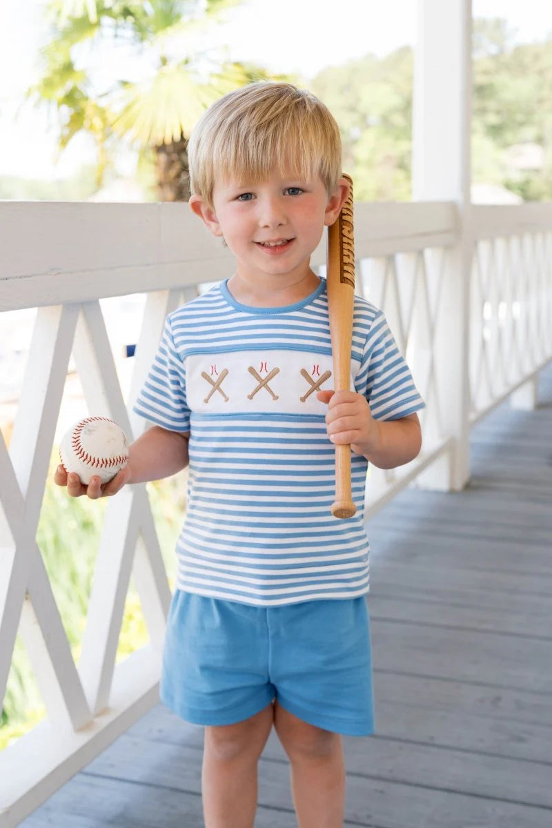 Baseball Bayou Short Set
