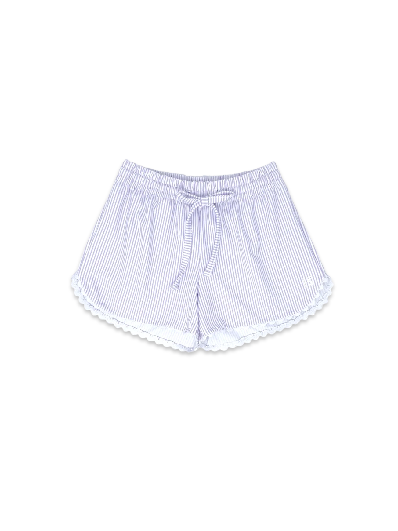 Emily Purple Stripe Shorts