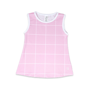 SET Tori Tank - Pink Windowpane