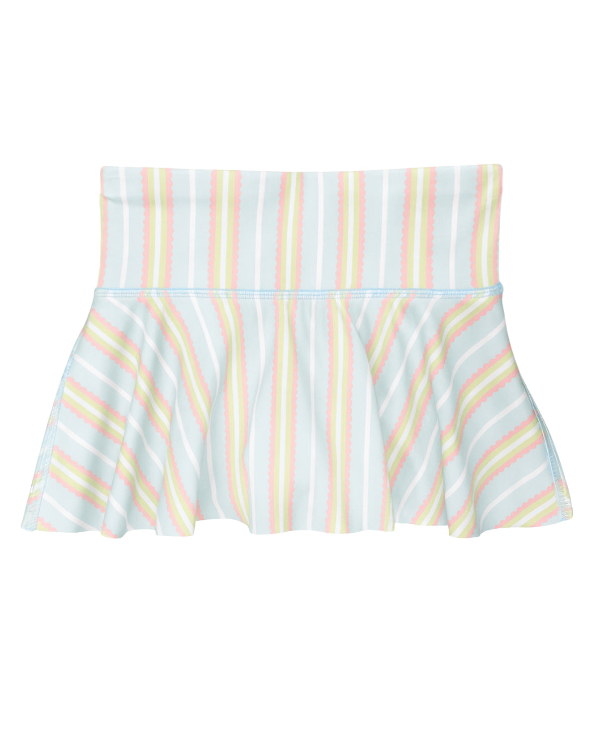 Blue/Coral/Green Trellis Skort