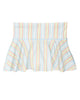 Blue/Coral/Green Trellis Skort