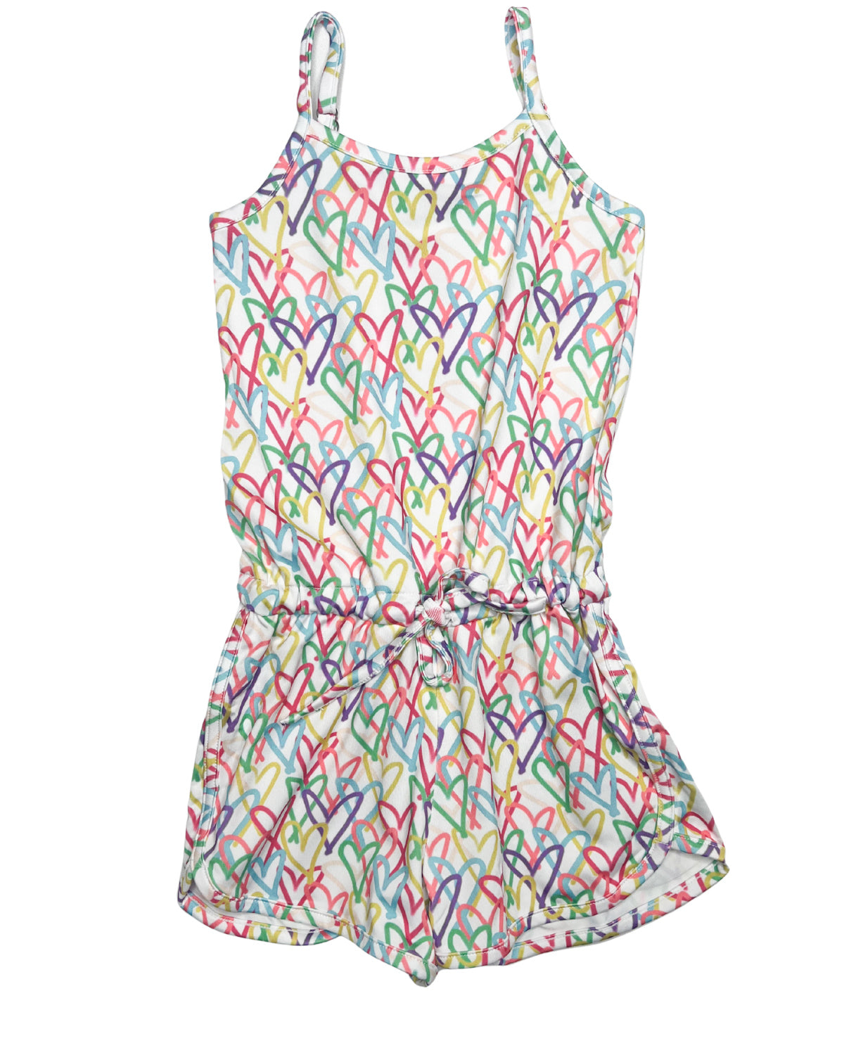 Multi Heart Athletic Romper