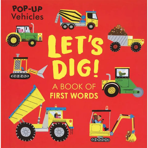 Pop-Up Vehicles: Let's Dig Book