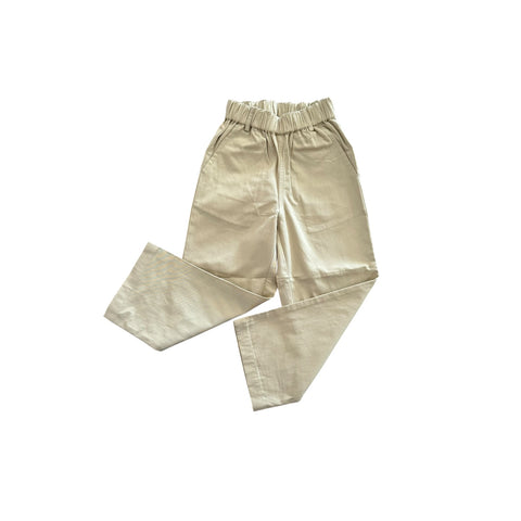Khaki Pull On Dress Pants